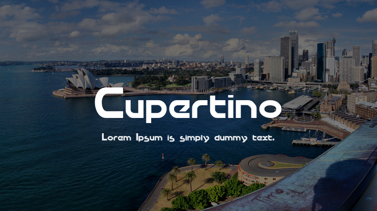 Cupertino Font