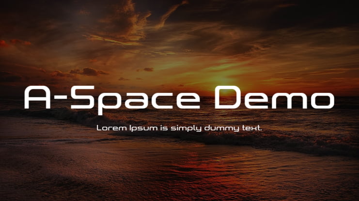 A-Space Demo Font Family