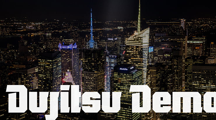 Dujitsu Demo Font