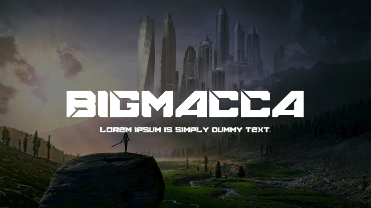 BIGMACCA Font