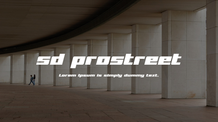 sd prostreet Font
