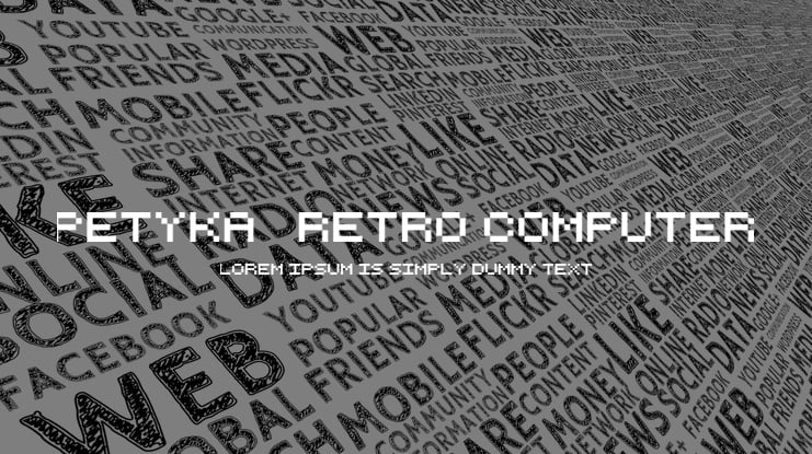 Petyka - Retro Computer Font