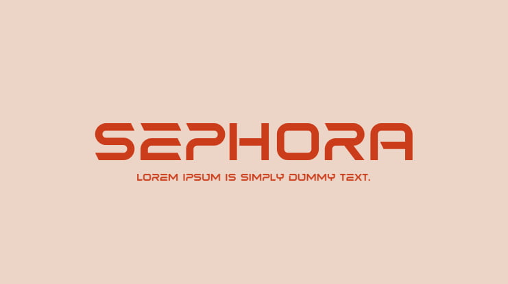 Sephora Font Family