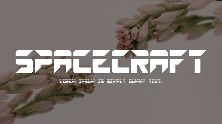 SPACECRAFT Font