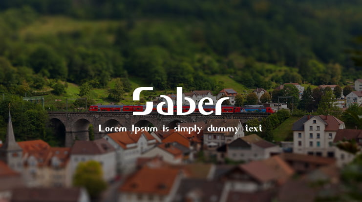 Saber Font