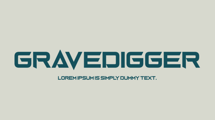 Gravedigger Font
