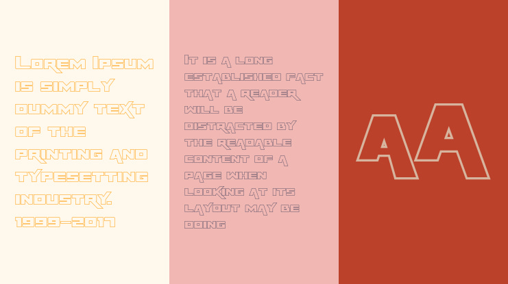 Rapier Zero Hollow Font Family