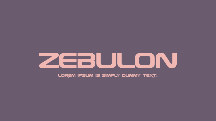 Zebulon Font Family