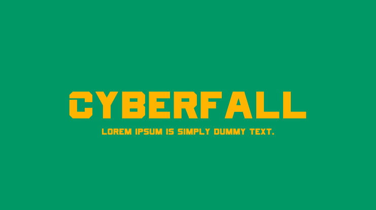 Cyberfall Font Family