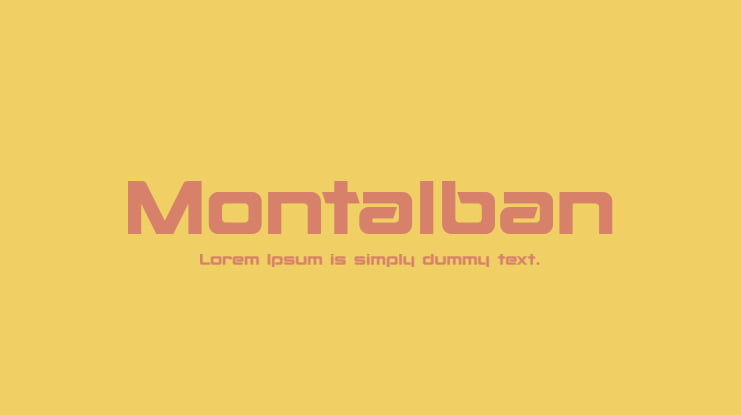 Montalban Font Family