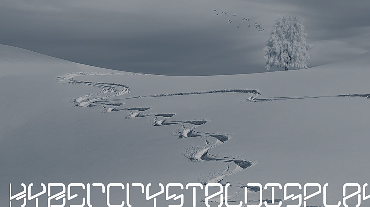 KyberCrystalDisplay Font Family