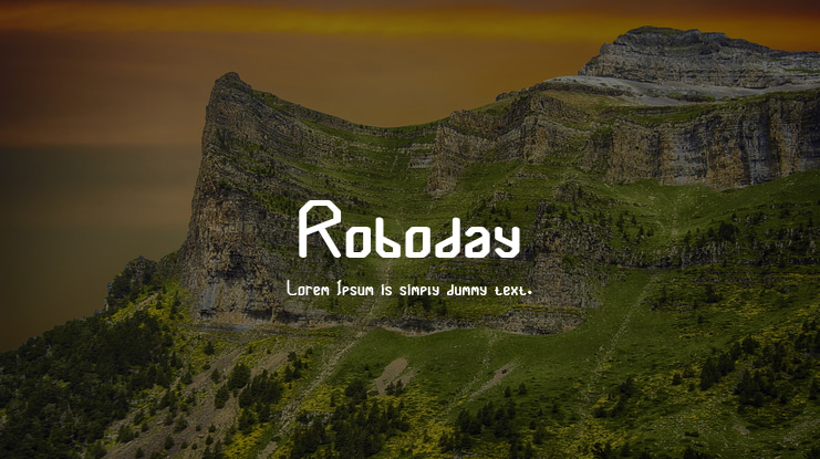 Roboday Font
