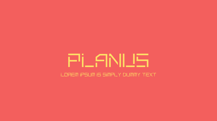 Planus Font