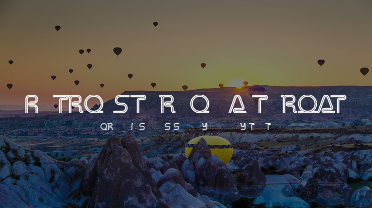 Retro Stereo  Alternate Font Family