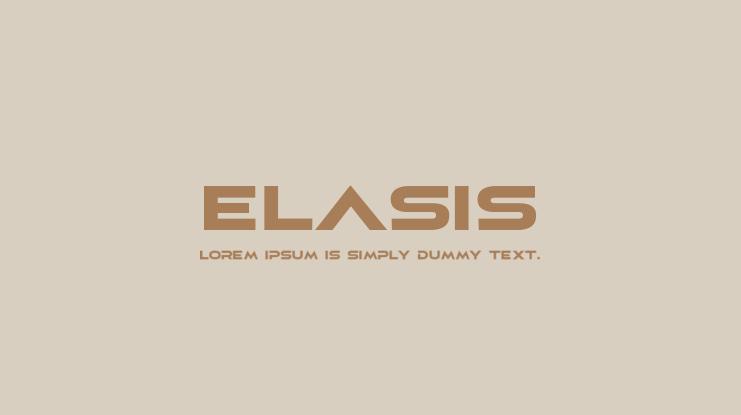 elasis Font