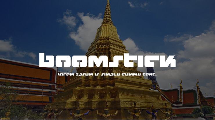 Boomstick Font Family