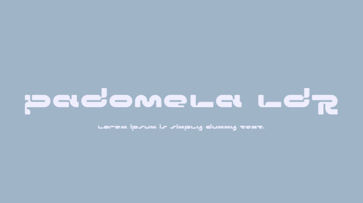 Padomela LDR Font