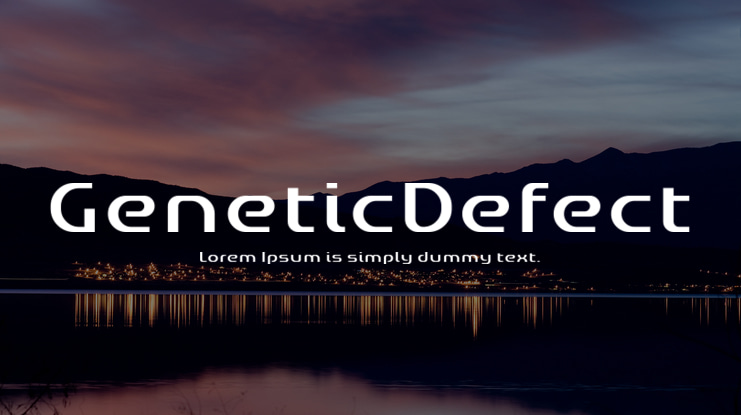 GeneticDefect Font