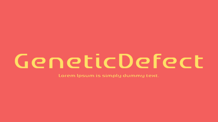 GeneticDefect Font