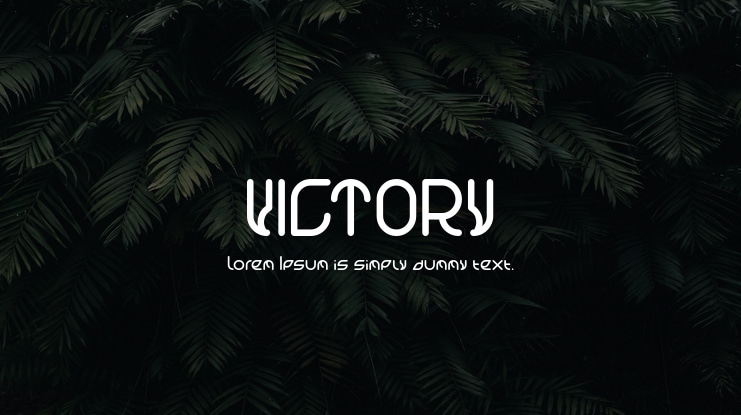 VICTORY Font Family