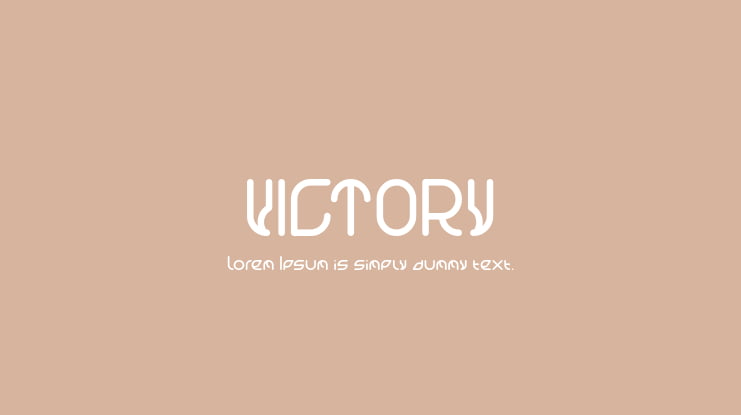 VICTORY Font Family