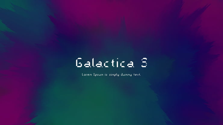 Galactica S Font Family