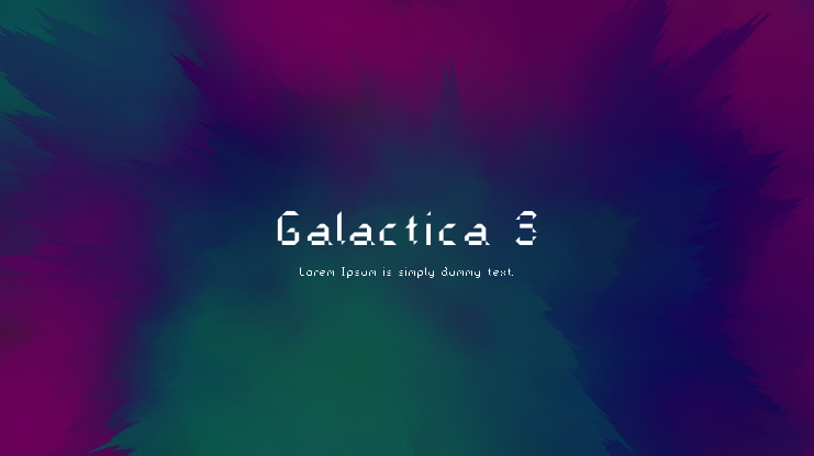 Galactica S Font Family