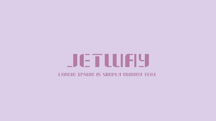 Jetway Font Family