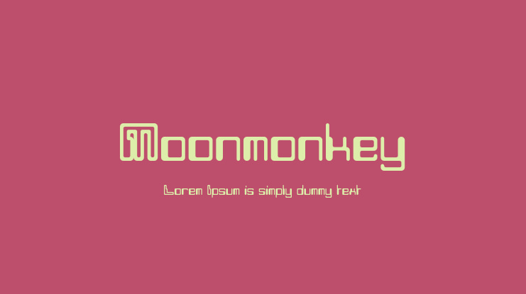 Moonmonkey Font