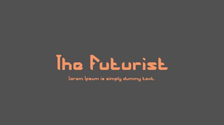 The Futurist Font Family