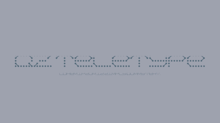 QZ Teletype Font