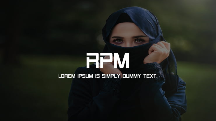 RPM Font Family
