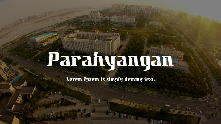 Parahyangan Font