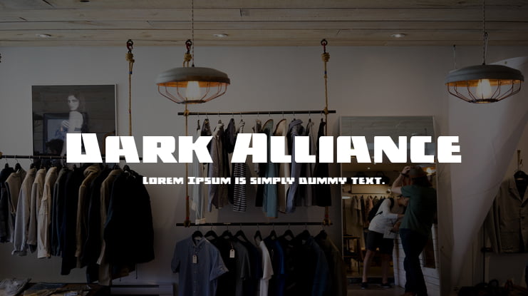 Dark Alliance Font Family