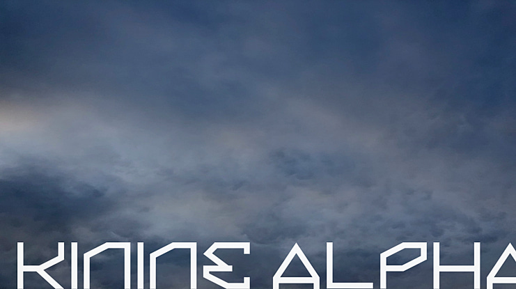 Kinine Alpha Font