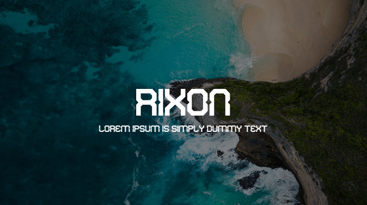 Rixon Font