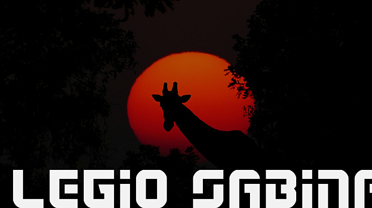 Legio Sabina Font Family