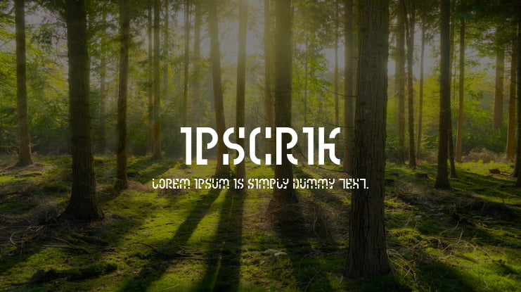 Ipscrik Font
