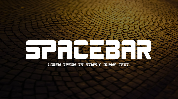 SPACEBAR Font