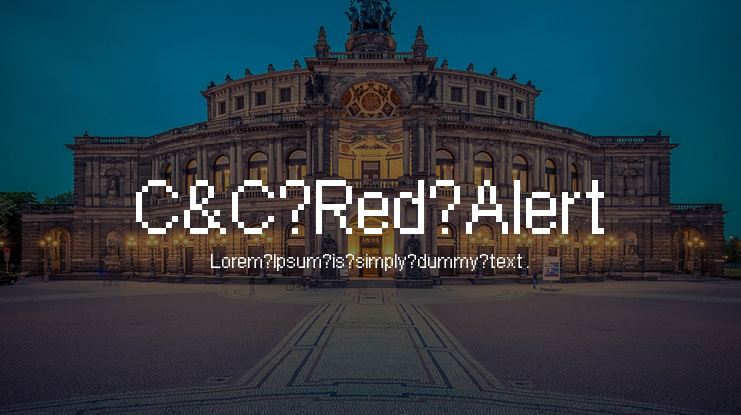 C&C Red Alert Font Family