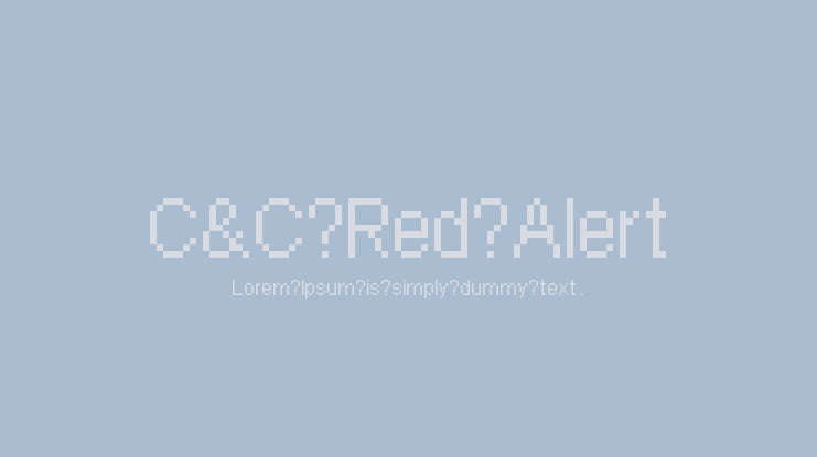 C&C Red Alert Font Family