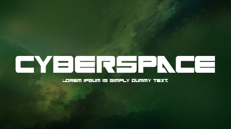 cyberspace Font
