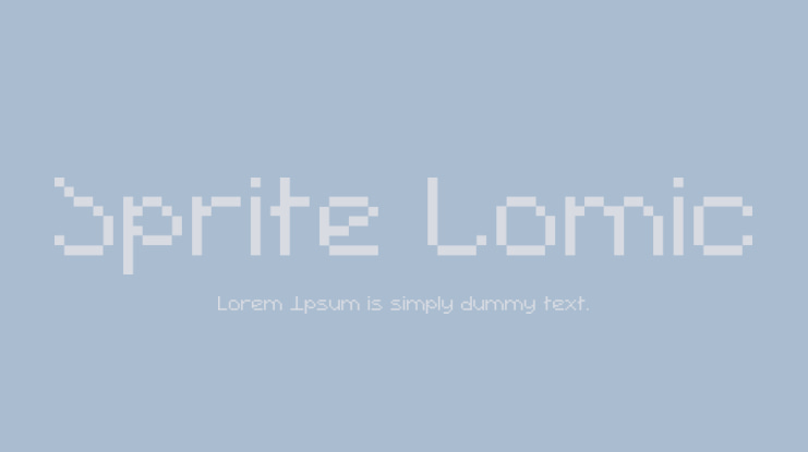 Sprite Comic Font