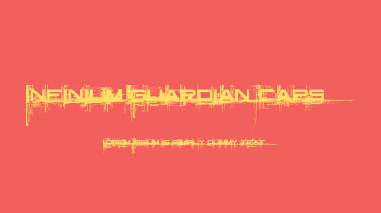 Infinium Guardian Caps Font Family