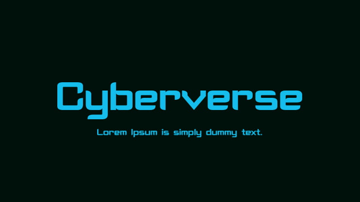 Cyberverse Font Family