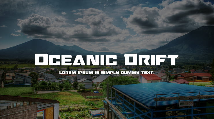 Oceanic Drift Font Family
