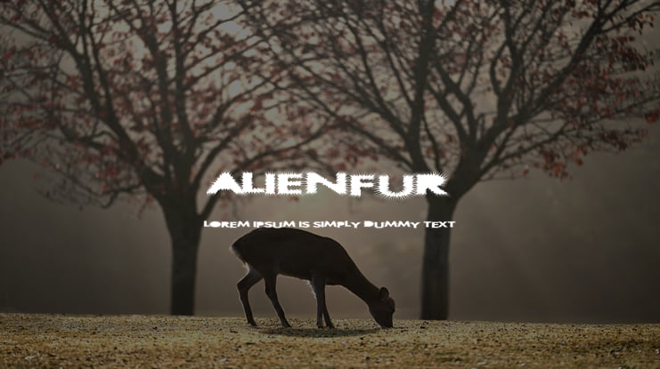 AlienFur Font