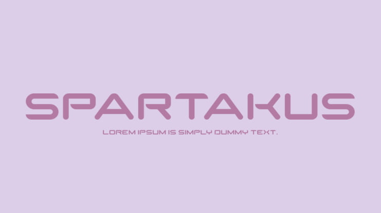 SparTakus Font