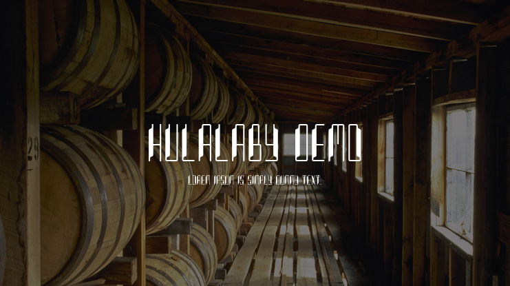 Hulalaby Demo Font