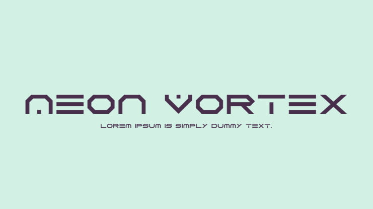 Neon Vortex Font Family